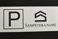 ABS plastikāta informatīvās plāksnītes durvīm.