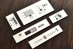 Gravēta alumīnija informatīvā plāksnīte