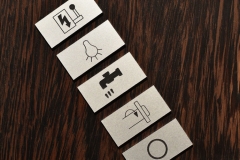 Gravēta alumīnija informatīvā plāksnīte