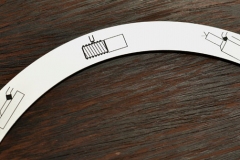 Gravēta alumīnija informatīvā plāksnīte