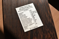 Gravēta alumīnija datu plāksne