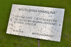 Gravējums nerūsējošā tēraudā. Gravējums krāsots melna krāsā.