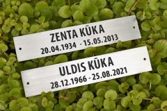 GRAVĒTA NERŪSĒJOŠĀ TĒRAUDA PLĀKSNE KRUSTAM