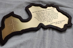 Suvenīrs - dāvana Latvijas kontūra