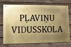 MISIŅA PLAKSNE AR GRAVĒJUMU 