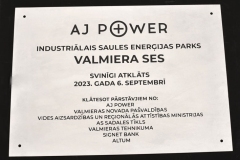 Gravēta nerūsējošā tērauda plāksne  saules parks Valmiera