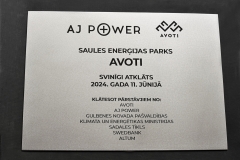 Gravēta nerūsējošā tērauda plāksne  saules parks Avoti