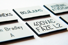 1.5mm ABS marķējumi Alan Bradley, Chint rāmīšiem uc.