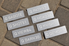 Gravējums alumīnijā.