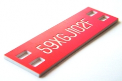 ABS kabeļu marķējumi, iespējami dažādi izmēri