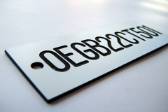 ABS kabeļu marķējumi, iespējami dažādi izmēri