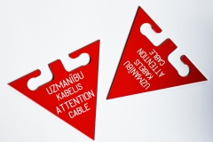 ABS kabeļu marķējumi, iespējami dažādi izmēri
