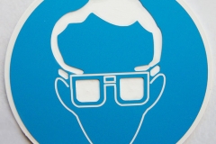 Brīdinājuma zīme -Jālieto aizsargbrilles