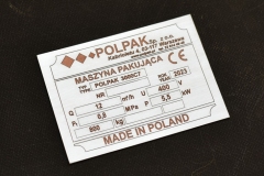 GRAVĒTA NERŪSĒJOŠĀ TĒRAUDA TEHNISKO DATU PLAKSNE