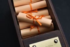 Venges koka lādīte ar slaidera vāciņu