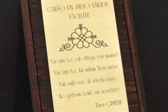 Venges koka lādīte ar slaidera vāciņu